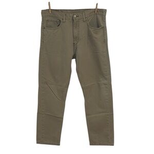 Levi’s 508 Tan Cotton Jeans, Reugular taper fit, 34 x 30